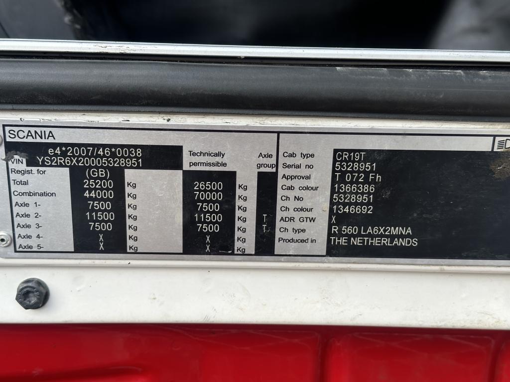 Scania R560 STREAMLINE 6X2 TWIN WHEEL TAG - Image 11