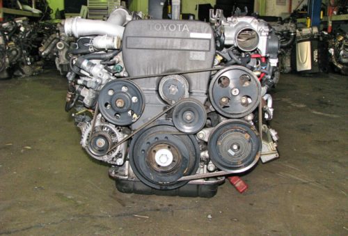 JDM TOYOTA 1JZ TWIN TURBO NON-VVT-I/GTE COMPLETE ENGINE WITH, AUTOMATIC TRANSMISSION - Image 2