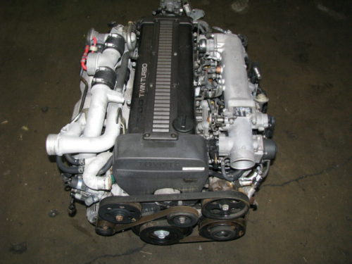 JDM TOYOTA 1JZ TWIN TURBO NON-VVT-I/GTE COMPLETE ENGINE WITH, AUTOMATIC TRANSMISSION