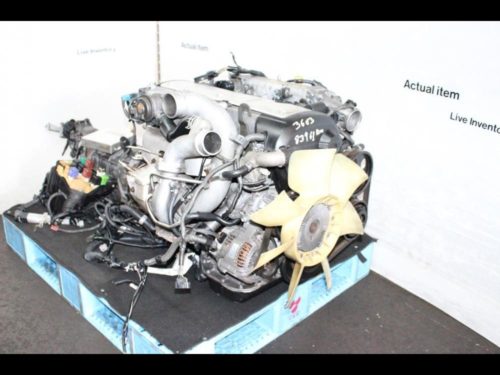JDM TOYOTA 1JZ TWIN TURBO VVT-I COMPLETE ENGINE WITH, MANUAL TRANSMISSION