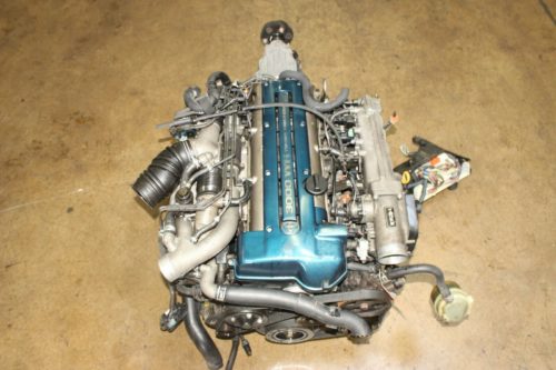 Complete Engine with, AC Compressor Alternator ECU Head and Block Intake Manifold Exhaust Manifold Timing Components Throttle Body Power Steering.. - Image 2