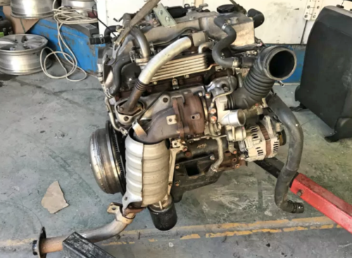 MITSUBISHI 4M41 COMPLETE USED ENGINE WITH, TRANSMISSION
