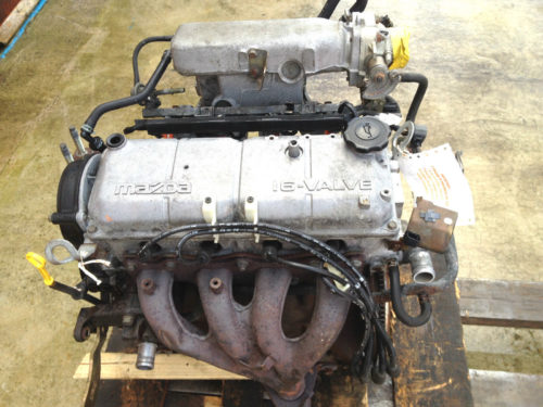 MAZDA B3 COMPLETE USED ENGINE WITH, TRANSMISSION