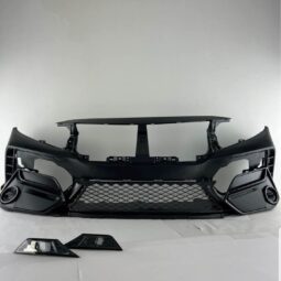 Front bumper w/lip honda civic 2016-2021 for sedan/coupe/hatchback with front side lamp