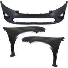 Bumper Cover – Front, CAPA Certified, with Left Fender