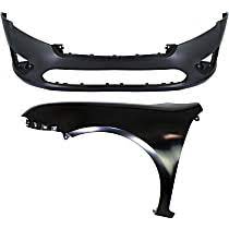 Front, Driver Side, Outer Bumper Bracket