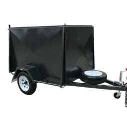 6×4 Heavy Duty Single Axle Fully Enclosed VAN Luggage Trailer For Sale