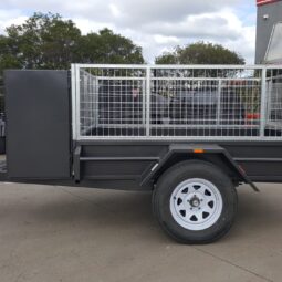 8×5 Single Axle Gal Cage (Compressor Box and Ramp)